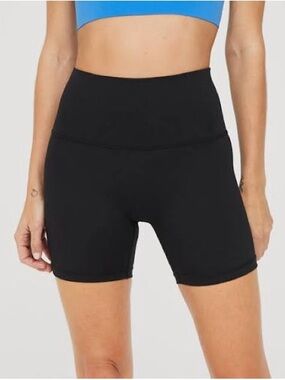 Aerie High-Waist 4” Black Active Shorts